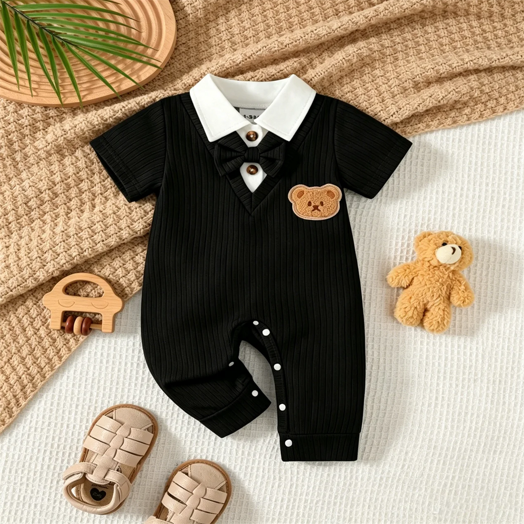 Elegancki romper z kołnierzykiem