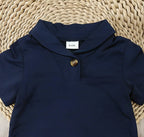 Marynarski romper polo