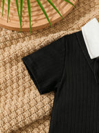 Elegancki romper z kołnierzykiem